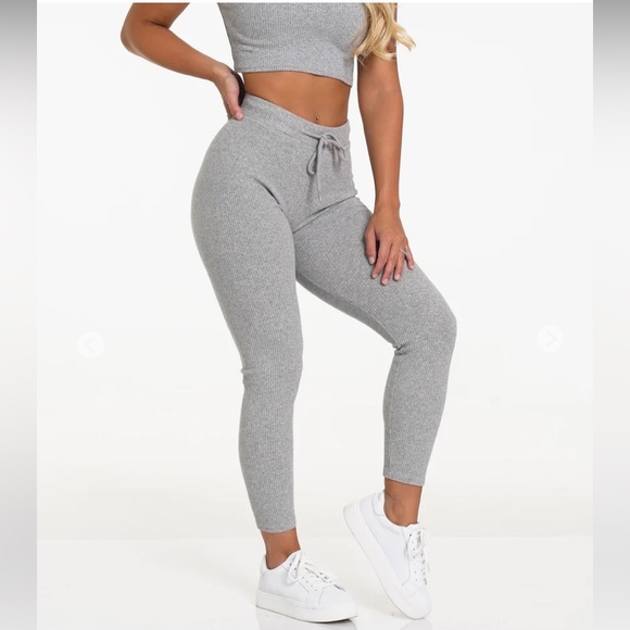 NVGTN Pants - NVGTN  Grey Lazy Day Lounge Bottoms Sz M